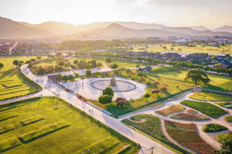 경주 첨성대, 미디어아트 주야간 사진, 영상촬영